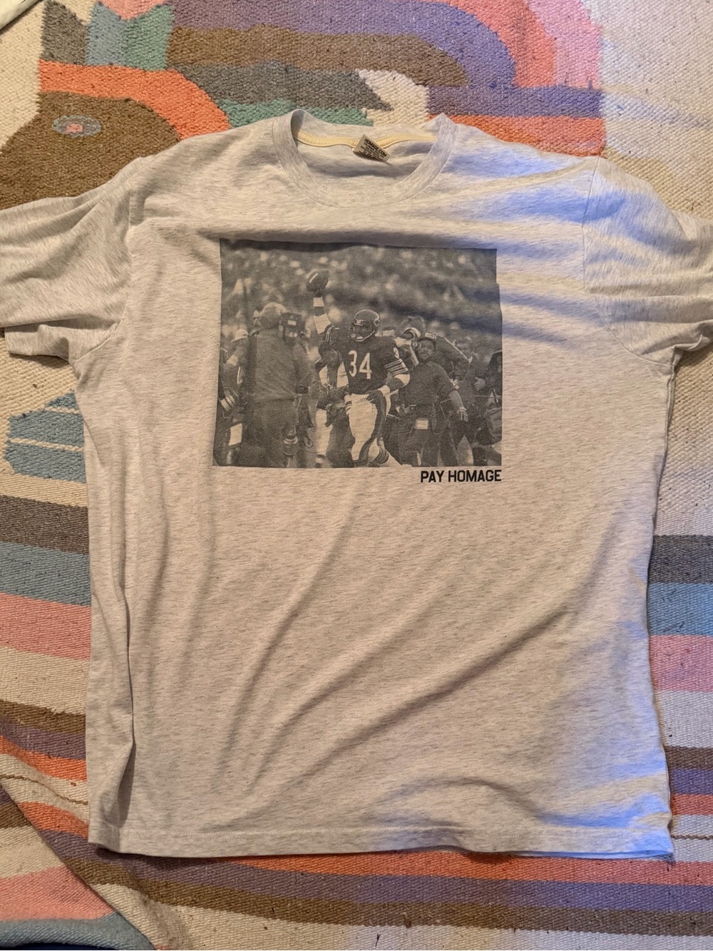HOMAGE PAY HOMAGE, Walter Payton Sweetness Chicago Bears T-shirt Size XL